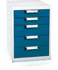 Universal cabinet for workbenches 662 x 480 x 600 - 5x drawer